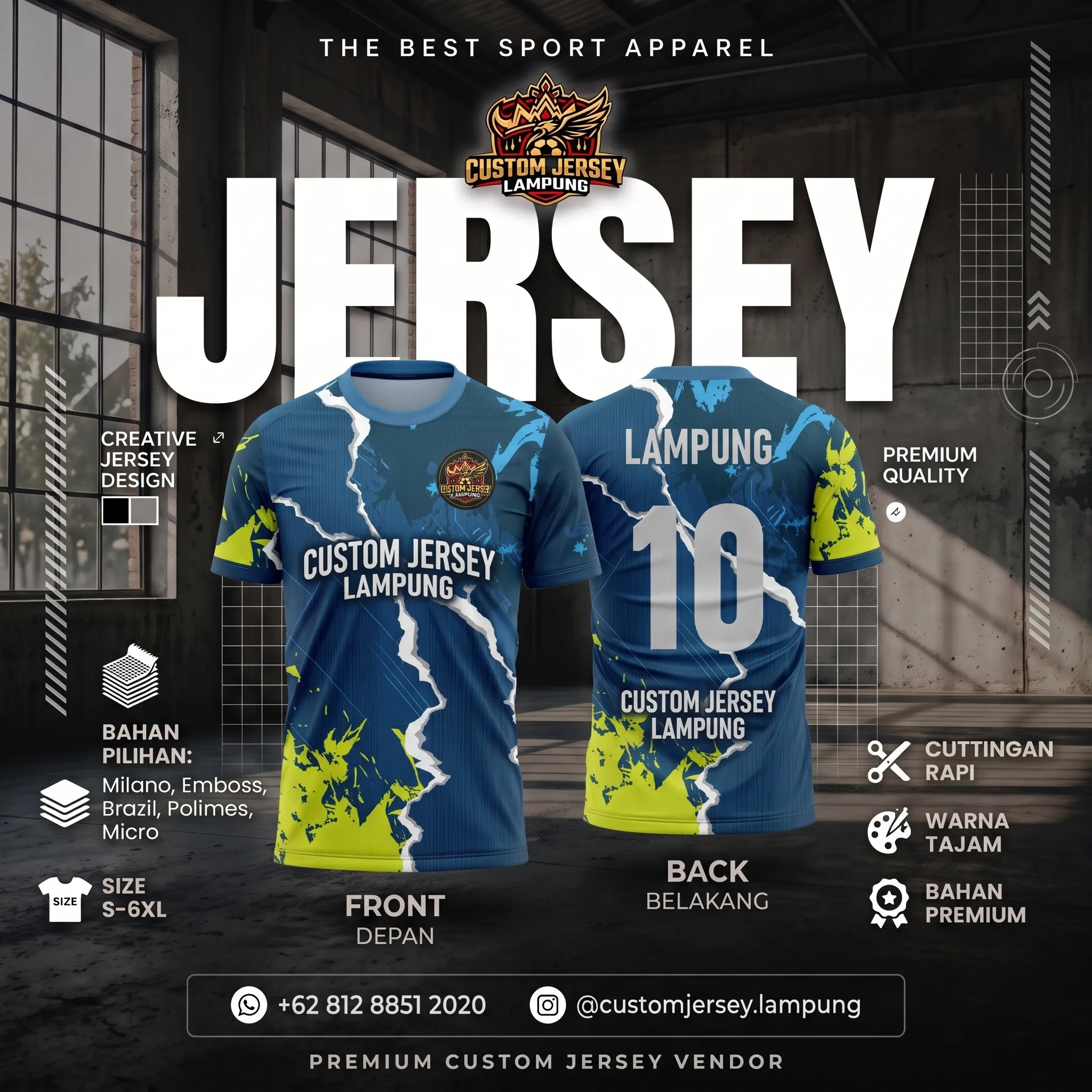 Hasil produksi Jersey Volleyball oleh Buat Jersey